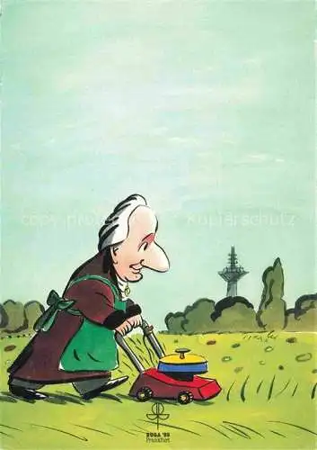 AK / Ansichtskarte BUGA Bundesgartenschau Frankfurt Johann Wolfgang v. Goethe 