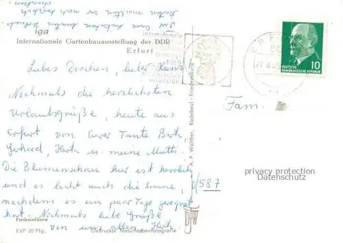 AK / Ansichtskarte IGA Gartenbauaustellung International DDR Erfurt Rosen