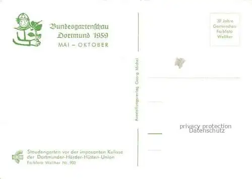 AK / Ansichtskarte BUGA Bundesgartenschau Dortmund Staudengarten