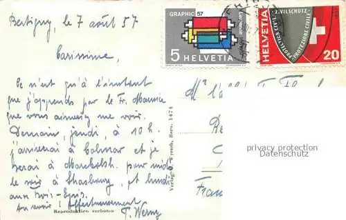 AK / Ansichtskarte FRIBOURG  FR Pensionnat de Bertigny