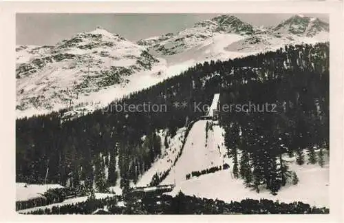AK / Ansichtskarte St Moritz  SANKT MORITZ GR Olympia Skisprungschanze 