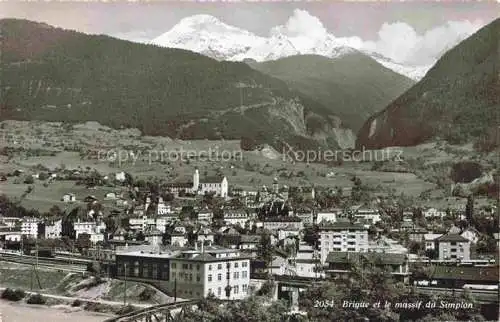AK / Ansichtskarte BRIGUE Brig VS et le massif du Simplon
