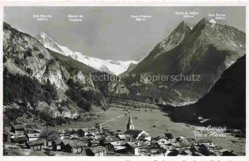 AK / Ansichtskarte Evolene Herens VS Panorama