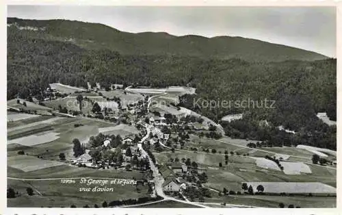 AK / Ansichtskarte St George St Georges VD et le Jura Vue aerienne