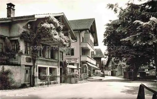 AK / Ansichtskarte Brienz Brienzersee BE Dorfpartie Geburtshaus Heinrich Federer