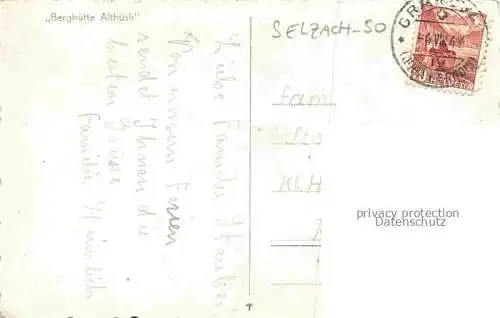 AK / Ansichtskarte Selzach SO Berghuette Althuesli