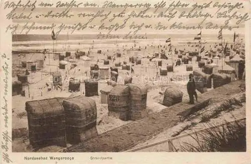 AK / Ansichtskarte WANGEROOGE Wangeroog Nordseebad Strandpartie