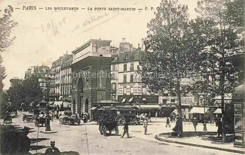 AK / Ansichtskarte PARIS 75 Les Boulevards Porte Saint Martin