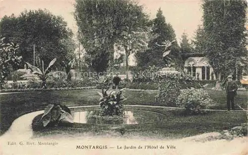 AK / Ansichtskarte Montargis 45 Loiret Jardin de l'Hôtel de Ville
