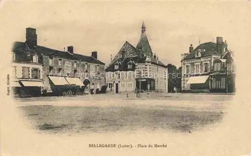 AK / Ansichtskarte Bellegarde-du-Loiret Montargis 45 Loiret Place du Marché