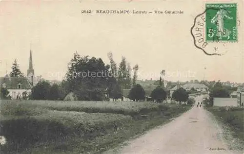 AK / Ansichtskarte Beauchamps-sur-Huillard Montargis 45 Loiret Vue générale