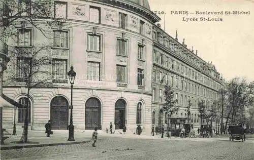 AK / Ansichtskarte PARIS 75 Boulevard Saint Michel Lycée Saint Louis