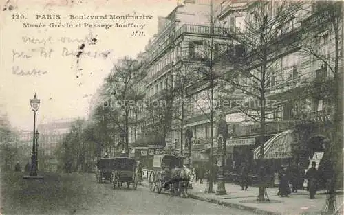 AK / Ansichtskarte PARIS 75 Boulevard Montmartre Musée Grévin et Passage Jouffroy
