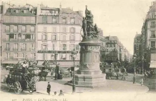 AK / Ansichtskarte PARIS 75 Place Clichy Monument