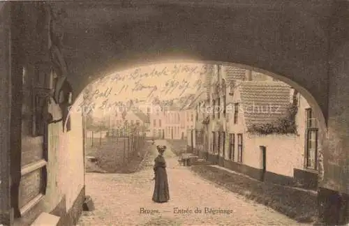 AK / Ansichtskarte Bruges  BRUGGE Belgie Entrée du Béguinage
