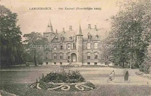 AK / Ansichtskarte Langemarck Langemark Poelkapelle West-Vlaanderen Belgie Het Kasteel