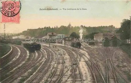 AK / Ansichtskarte Sainte-Menehould 51 Marne Vue intérieure de la gare