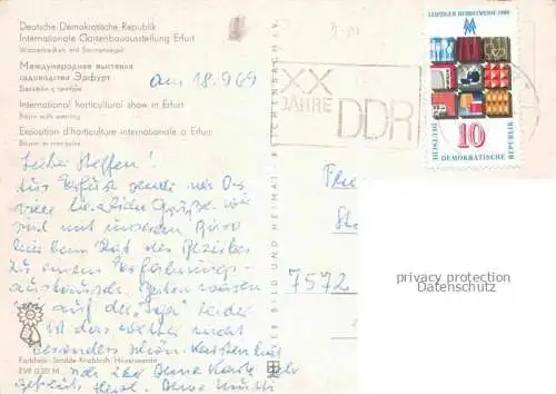 AK / Ansichtskarte IGA Gartenbauaustellung International Erfurt DDR 