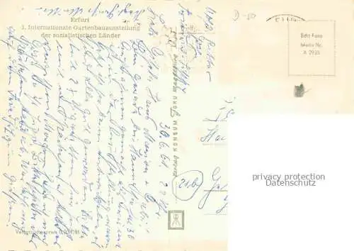 AK / Ansichtskarte IGA Gartenbauaustellung International Erfurt DDR 