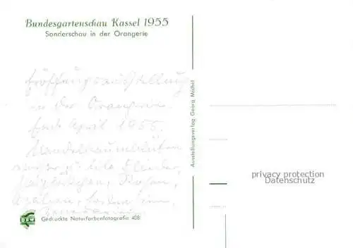 AK / Ansichtskarte BUGA Bundesgartenschau Kassel Sonderschau Orangerie 