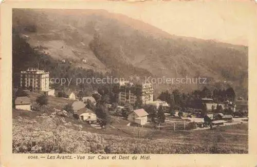 AK / Ansichtskarte Les Avants VD Vue sur Caux et Dent du Midi