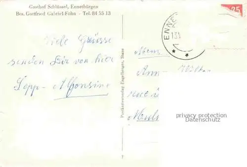 AK / Ansichtskarte Ennetbuergen Gasthof Schluessel