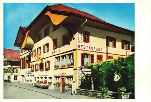 AK / Ansichtskarte Wimmis Niedersimmental Spiez BE Hotel Restaurant Loewen