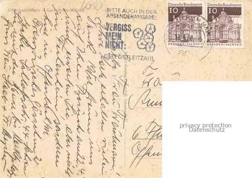 AK / Ansichtskarte OFFENBACH  MAIN Carl Ulrich Bruecke