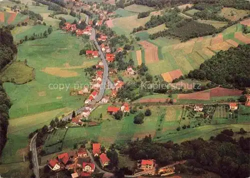 AK / Ansichtskarte Ober-Hainbrunn Rothenberg Odenwaldkreis Hessen Gaststaette Zur Krone Fliegeraufnahme