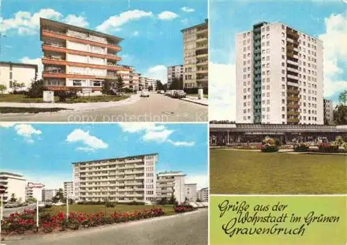 AK / Ansichtskarte Gravenbruch Neu-Isenburg Hessen Wohnstadt Hochhaeuser
