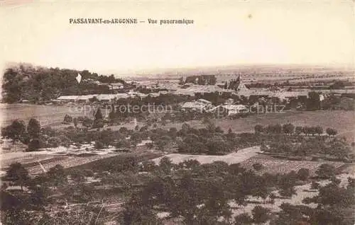 AK / Ansichtskarte Passavant-en-Argonne Sainte-Menehould 51 Marne Vue générale
