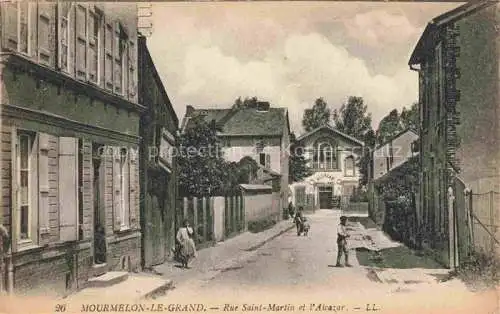 AK / Ansichtskarte Mourmelon-le-Grand 51 Marne Rue Saint-Martin et l'Alcazar