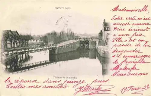 AK / Ansichtskarte Montargis 45 Loiret L'Ecluse de la Marolle