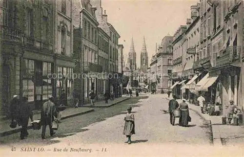 AK / Ansichtskarte Saint Lo 50 Manche Rue de Neufbourg