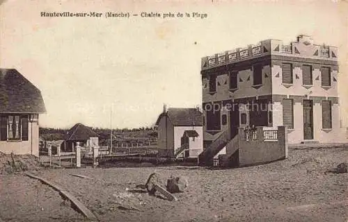 AK / Ansichtskarte Hauteville-sur-Mer Coutances 50 Manche Chalets près de la plage