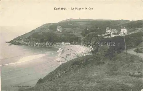 AK / Ansichtskarte Carteret Barneville-Carteret Cherbourg 50 Manche La plage et le cap