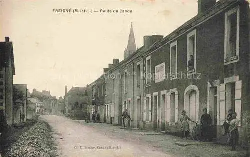 AK / Ansichtskarte Freigne SEGRE 49 Maine-et-Loire Route de Candé