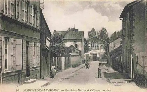 AK / Ansichtskarte Mourmelon-le-Grand 51 Marne Rue Saint Martin et l'Alcazar