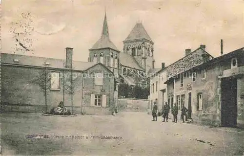 AK / Ansichtskarte Lavannes REIMS 51 Marne Kirche mit Kaiser Wilhelm Gedenkstein