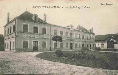 AK / Ansichtskarte Fontaines-les-Chalon Chalon-sur-Saone 71 Saone-et-Loire Ecole d'Agriculture