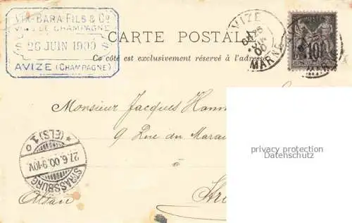 AK / Ansichtskarte Avize Epernay 51 Marne Etablissement Maison Vix-Bara