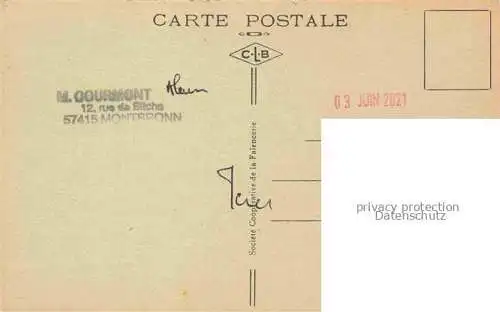 AK / Ansichtskarte Fenneviller Luneville 54 Meurthe-et-Moselle Hôtel de Ville et Route de Pesonne