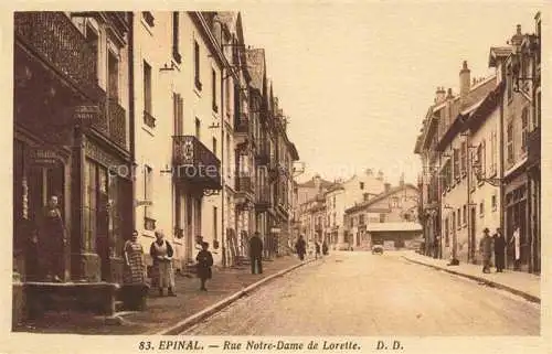 AK / Ansichtskarte Epinal 88 Vosges Rue Notre Dame de Lorette