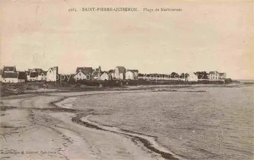 AK / Ansichtskarte Saint-Pierre-Quiberon 56 Morbihan Plage de Kerbournec