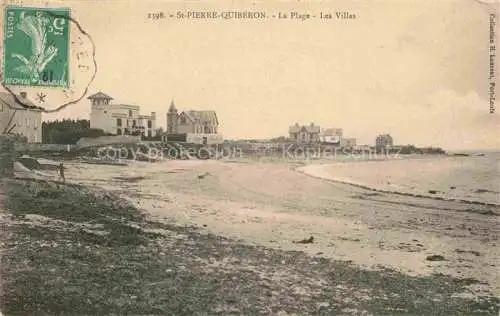 AK / Ansichtskarte St-Pierre-Quiberon  LORIENT 56 Morbihan La plage et les villas