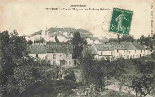 AK / Ansichtskarte Ploermel VANNES 56 Morbihan Vue de l'Hospice et du Faubourg Grimault