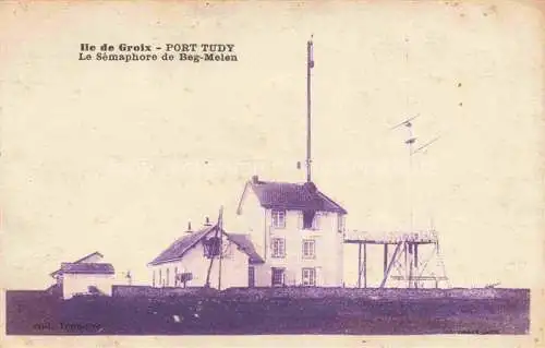 AK / Ansichtskarte Ile de Groix LORIENT 56 Morbihan Port Tudy Sémaphore de Beg-Melen