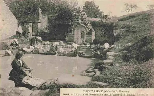 AK / Ansichtskarte Baud Pontivy 56 Morbihan Lavoir et Fontaine de la Clarté