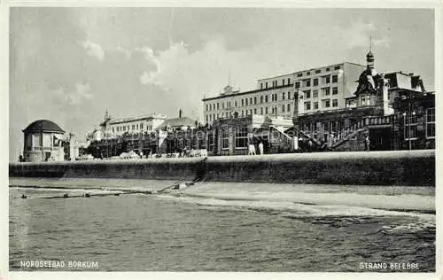 AK / Ansichtskarte BORKUM Nordseebad Strand bei Ebbe