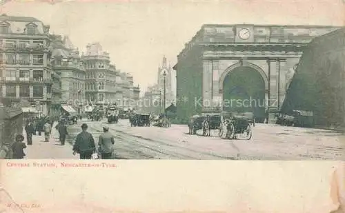 AK / Ansichtskarte Newcastle  UK-Upon-Tyne Tyneside UK Central Station